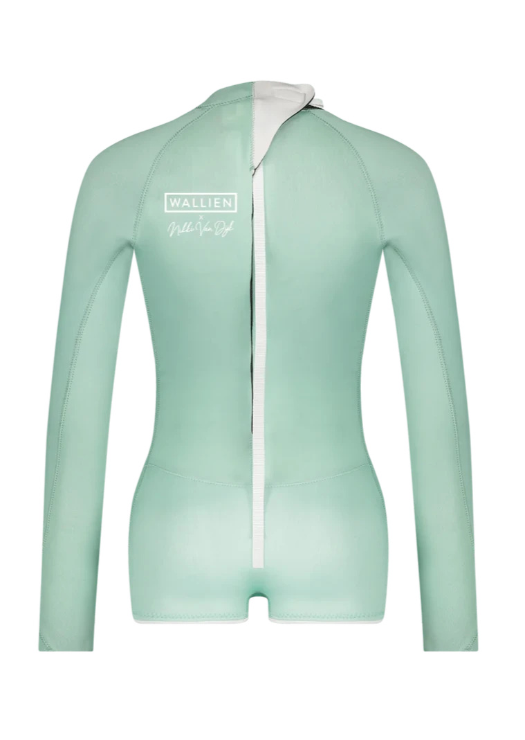 Nikki van Dijk Springsuit Boyleg - Aquamarine Gradient (Size 14)