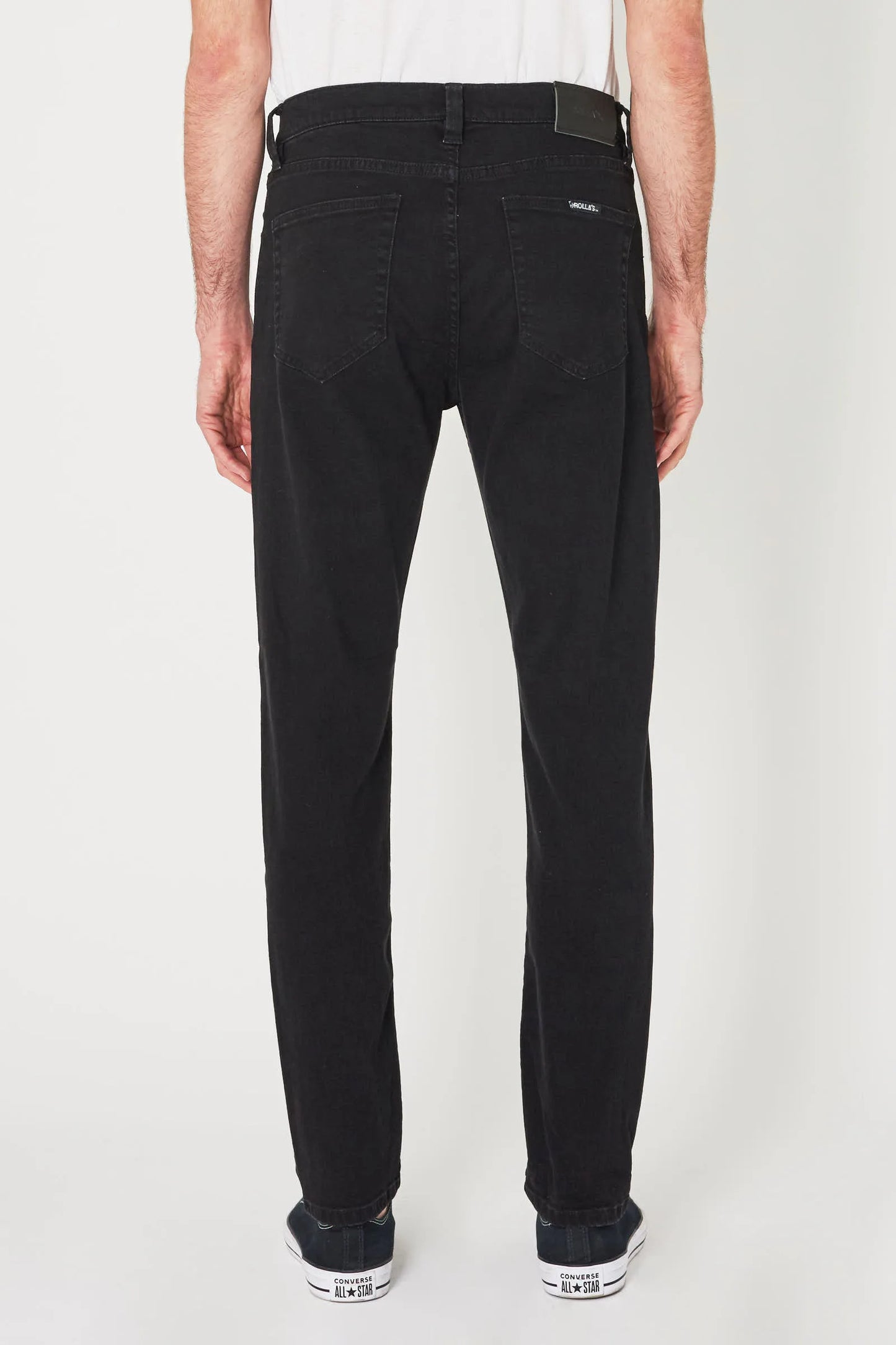 Tim Slims Black Cloud Overdyed Jeans - Size 36