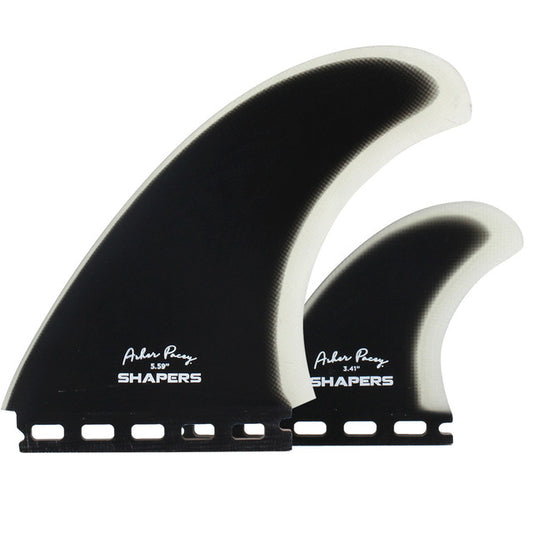 Shapers x Asher Pacey 5.59 Twin Fin - Black / Clear