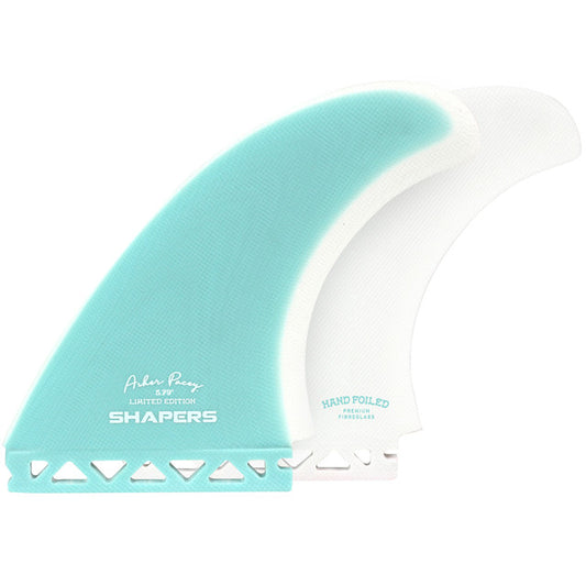 Shapers x Asher Pacey Twin Fin - Teal / White
