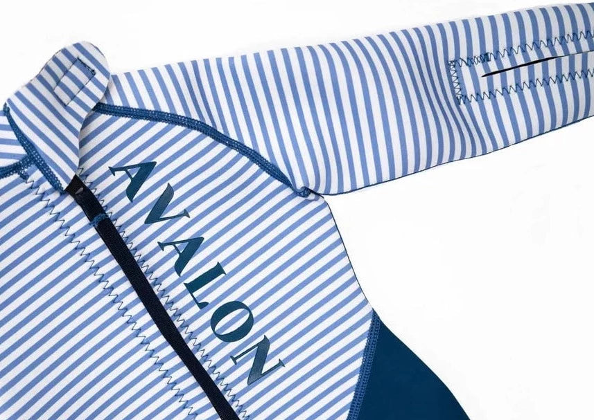Avalon Wetsuit - Navy Stripe (Size 8)