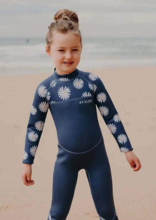 Mollymook Wetsuit - Navy Daisy (Size 6)