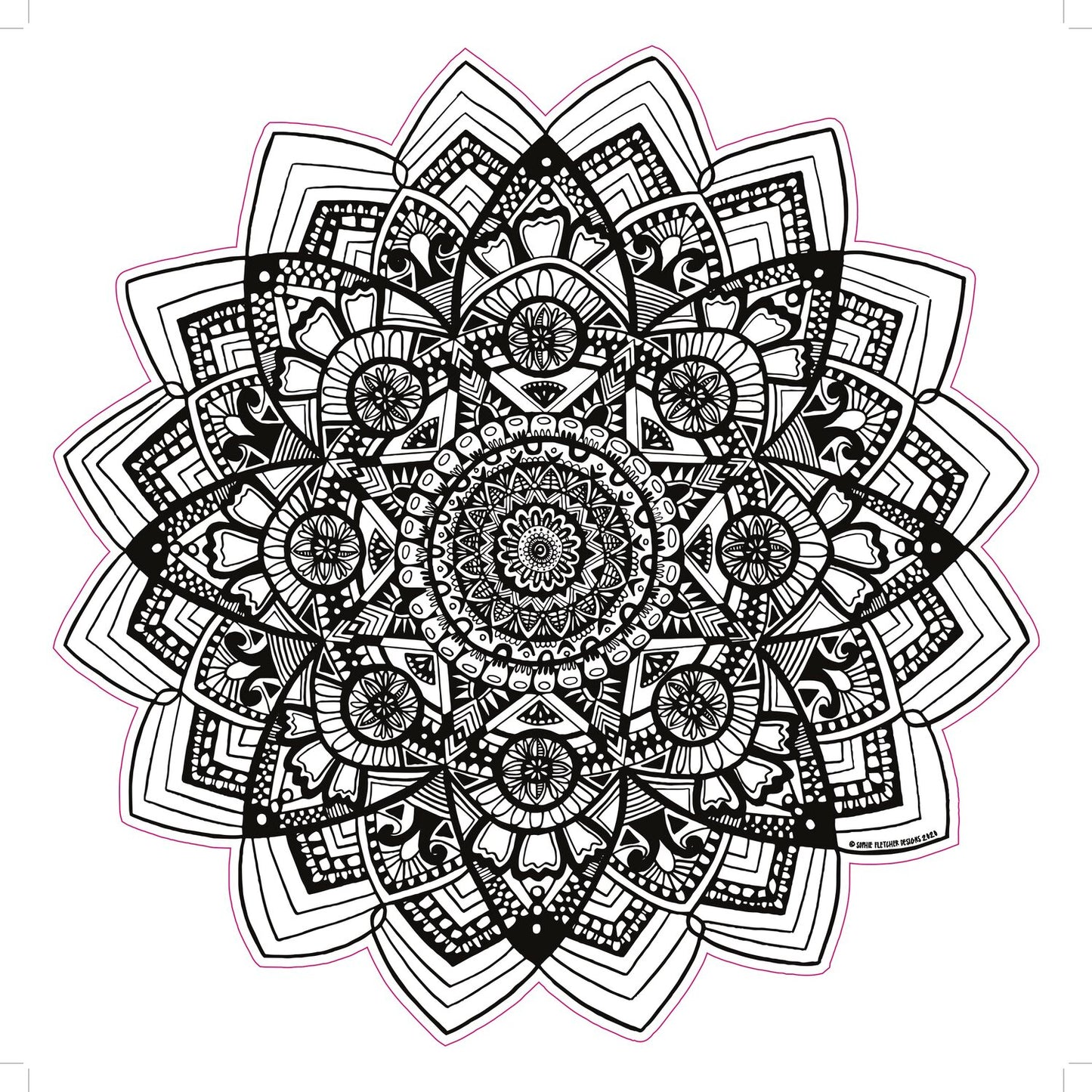 Medium Clear Decal Sticker Art - Purpose