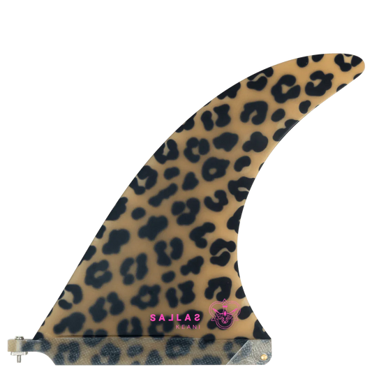 Sallas Keani 10.0" Single Fin - Yellow Leopard