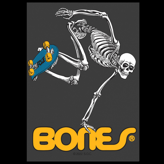 Sticker decal Skate Skeleton