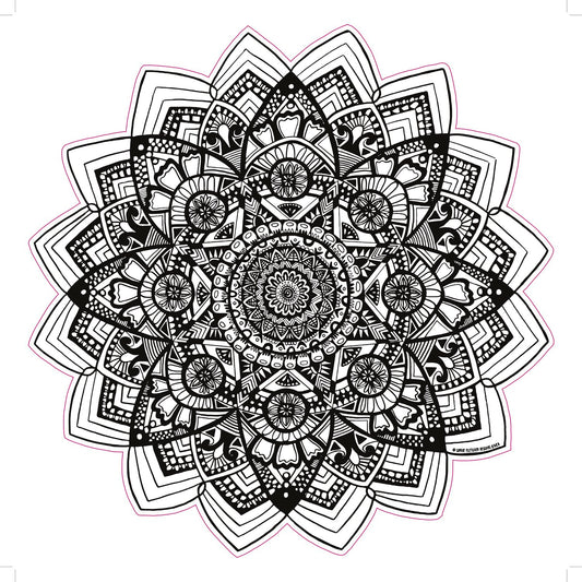 Medium Clear Decal Sticker Art - Purpose