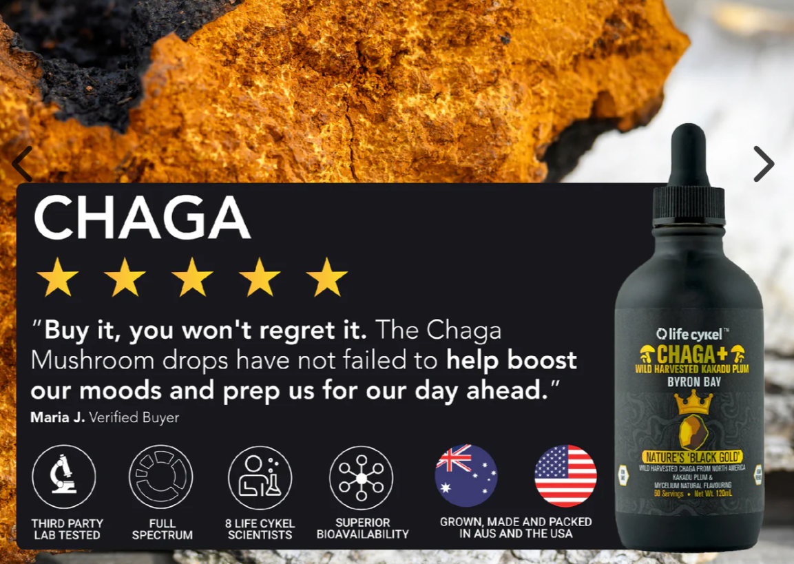 Chaga Mushroom Extract - 60ml